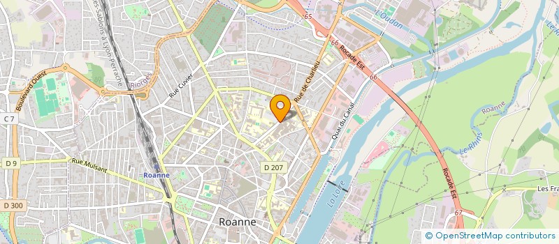 localisation de l'entreprise PEDIATRIE A L'HOPITAL DE ROANNE à ROANNE