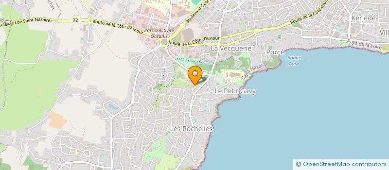 localisation de l'entreprise PEDIATRIE-GYNECOLOGIE OCEANIS  SAINT-NAZAIRE