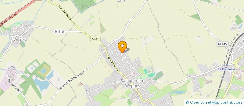 localisation de l'entreprise PEDICHAUSS à SAINGHIN-EN-WEPPES