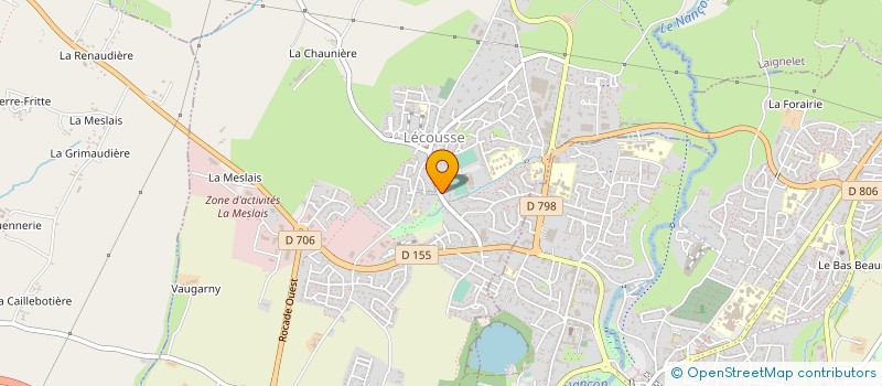 localisation de l'entreprise PEDICURE BOVINS POIRIER DOMINIQUE  LECOUSSE