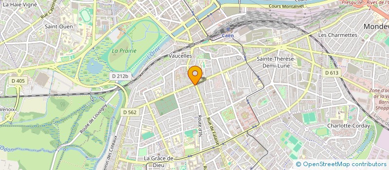 localisation de l'entreprise PEDICURE-PODOLOGUE HEDOUIN à CAEN