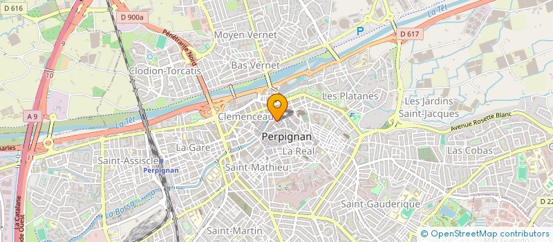 localisation de l'entreprise PEDINFPOD  PERPIGNAN