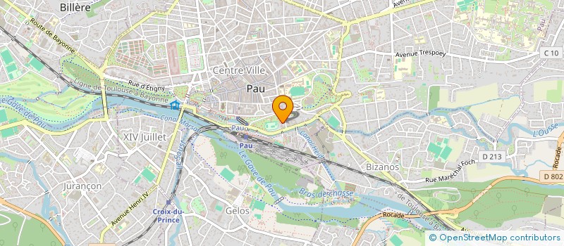 localisation de l'entreprise PEDOPSYNET à PAU