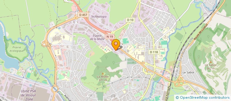 localisation de l'entreprise PEDR O' BOIS à VESOUL