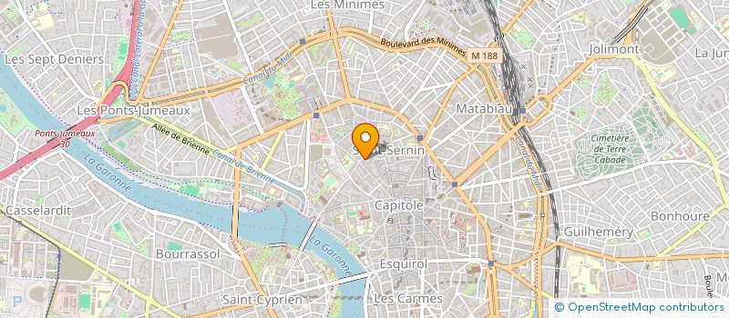 localisation de l'entreprise PEDRA à TOULOUSE
