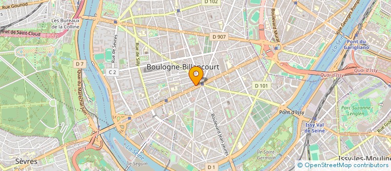 localisation de l'entreprise PEDRA ALTA BOULOGNE à BOULOGNE-BILLANCOURT