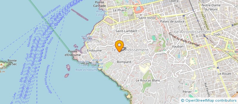 localisation de l'entreprise PEDRA IMMO  MARSEILLE