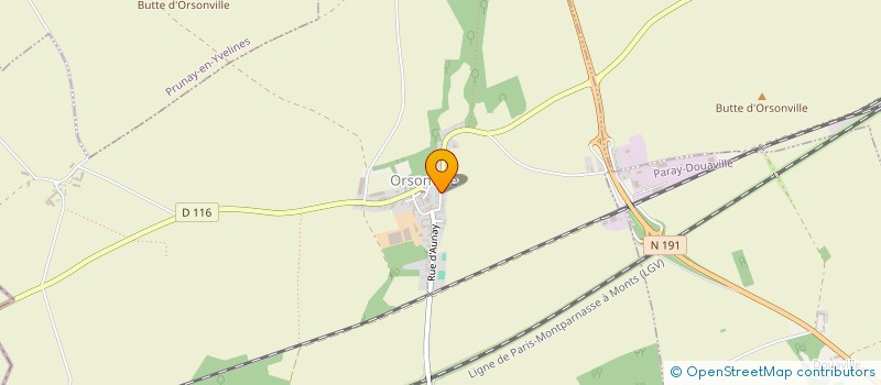 localisation de l'entreprise PEDRO  ORSONVILLE