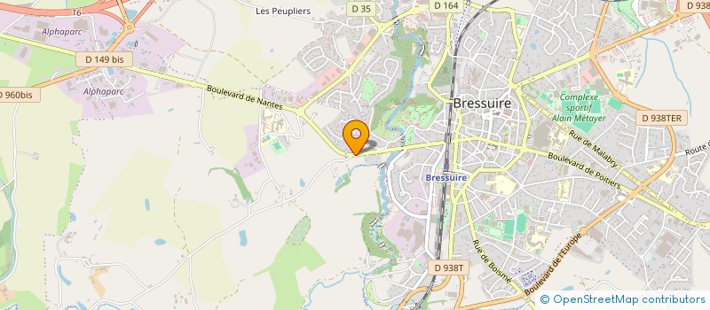 localisation de l'entreprise PEDRO  BRESSUIRE