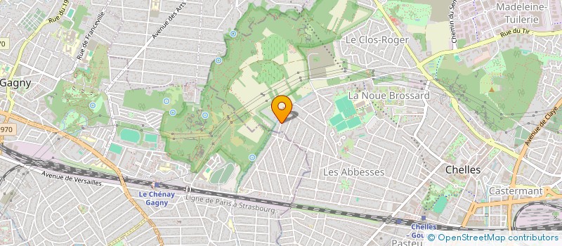 localisation de l'entreprise PEDRO BAT  CHELLES