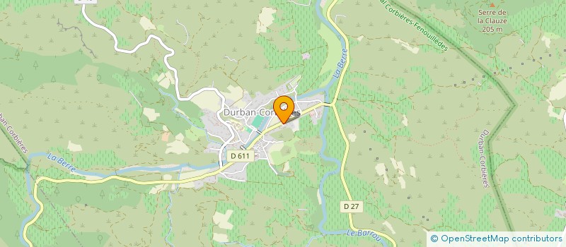 localisation de l'entreprise PEDRO CAPITAL  DURBAN-CORBIERES