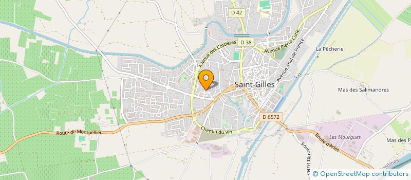 localisation de l'entreprise PEDRO CARRELAGE  SAINT-GILLES