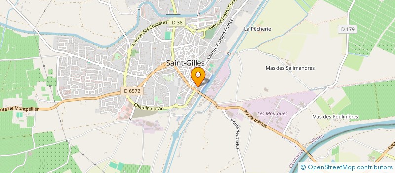 localisation de l'entreprise PEDRO CARVALHO à SAINT-GILLES