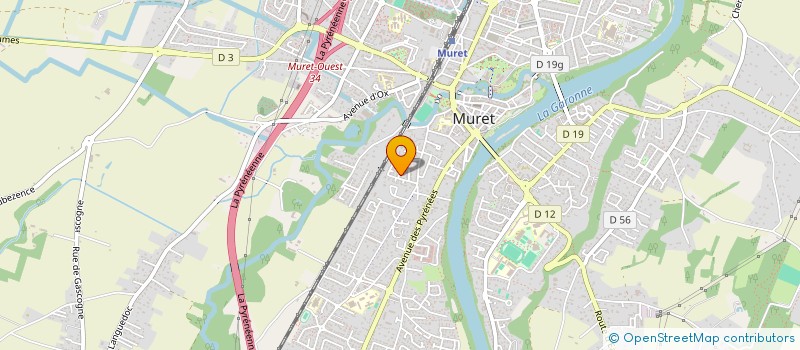 localisation de l'entreprise PEDRO FRADEIRA  MURET