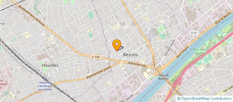 localisation de l'entreprise PEDRO FRANCOIS ELECTRICITE à BEZONS