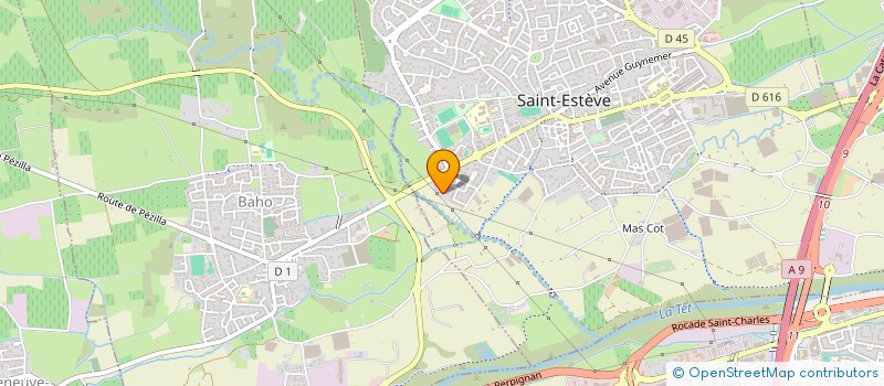 localisation de l'entreprise PEDRO&MEL  SAINT-ESTEVE