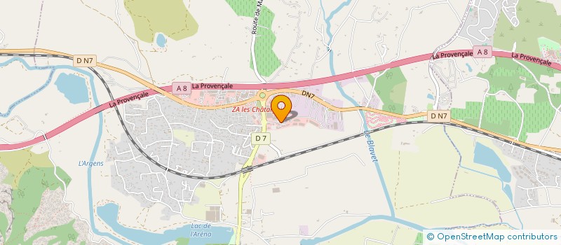 localisation de l'entreprise PEDROCHI  ROQUEBRUNE-SUR-ARGENS