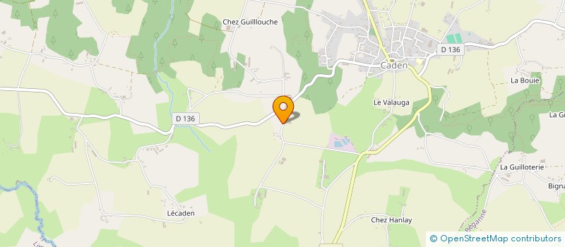 localisation de l'entreprise PEDRON  CADEN