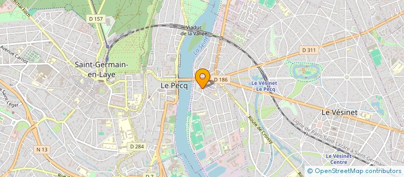 localisation de l'entreprise PEDRON & ASSOCIES à LE PECQ