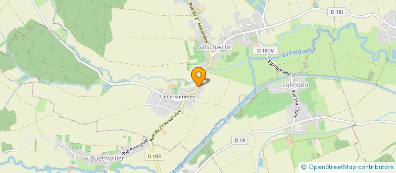 localisation de l'entreprise PEDUZZI TAILLE DE PIERRE  BALSCHWILLER