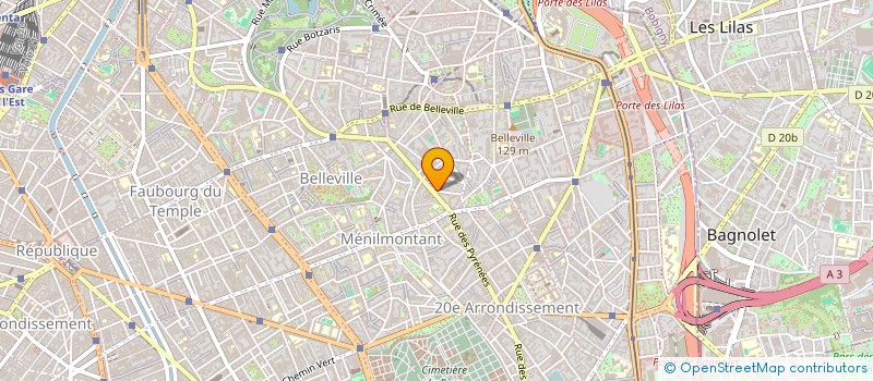 localisation de l'entreprise PEE  PARIS