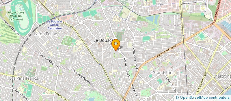 localisation de l'entreprise PEEL PRODUCTIONS  BORDEAUX