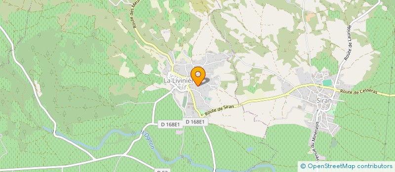 localisation de l'entreprise PEELMAN P-MORAULT PEELMAN B à OLONZAC