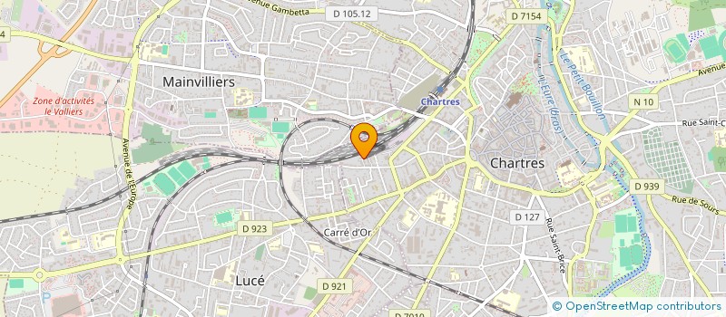 localisation de l'entreprise PEEP CHARTRES AGGLO ASSOCIATION DES PARENTS D'ELEVES DE L'ENSEIGNEMENT PUBLIC DE CHARTRES ET DE SON AGGLOMERATION à MAINVILLIERS