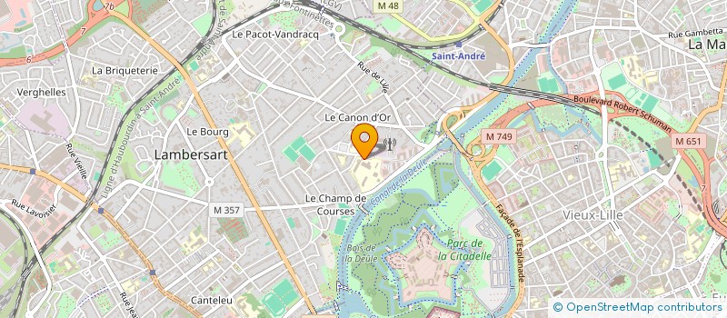 localisation de l'entreprise PEEP LYCEE JEAN PERRIN à LAMBERSART