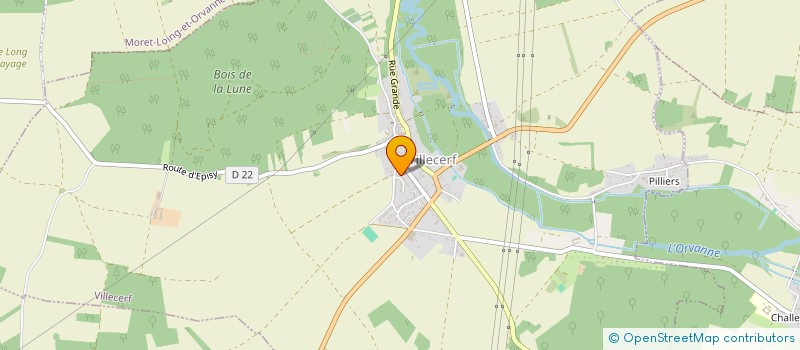 localisation de l'entreprise PEEP VILLECERF LES CERFS VOLANTS  VILLECERF