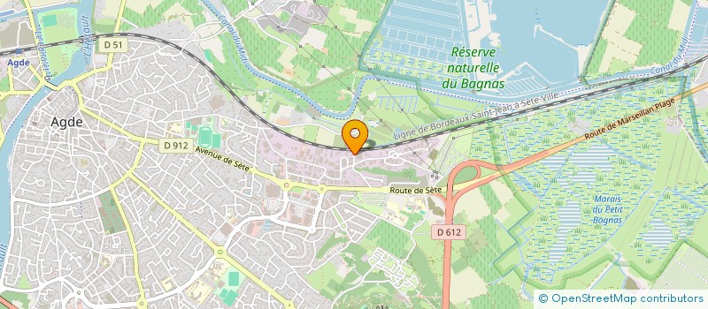 localisation de l'entreprise PEEREN - EDIBE INDIVISION à AGDE