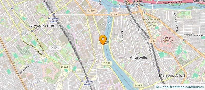 localisation de l'entreprise PEERI à VITRY-SUR-SEINE