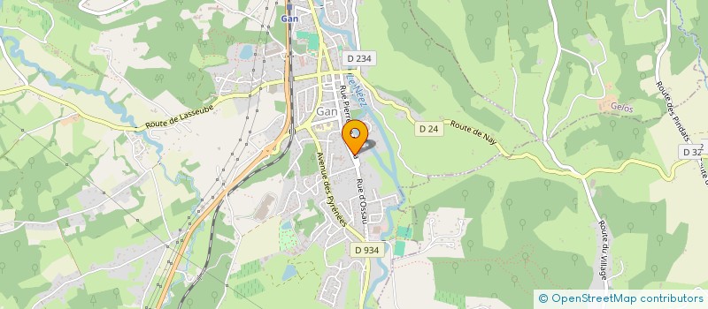 localisation de l'entreprise PEES IMMO  GAN