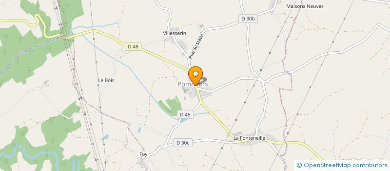 localisation de l'entreprise PEF 36 à POMMIERS