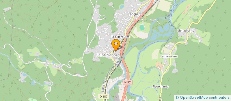 localisation de l'entreprise PEF  SAINT-NABORD