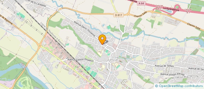 localisation de l'entreprise PEF GICQUEL  LESCAR