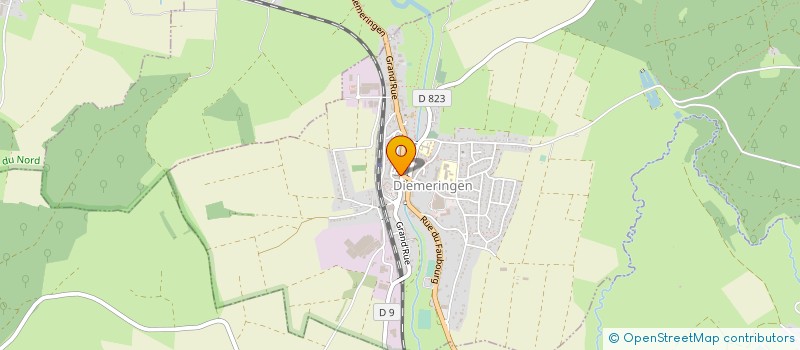 localisation de l'entreprise PEF PIZZA  DIEMERINGEN