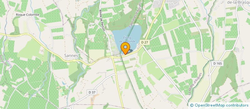 localisation de l'entreprise PEFC PACA à LA BASTIDE-DES-JOURDANS