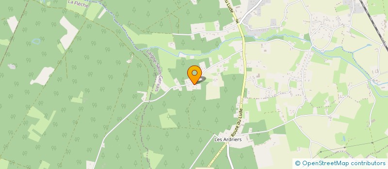 localisation de l'entreprise PEFE  LAIGNE-SAINT-GERVAIS