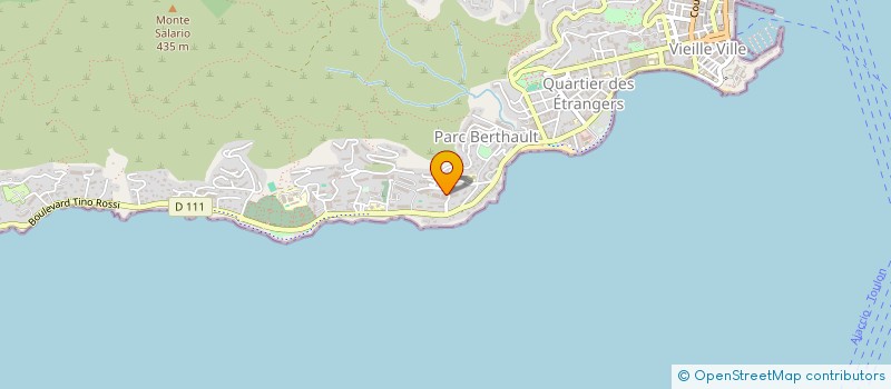 localisation de l'entreprise PEFIL à AJACCIO