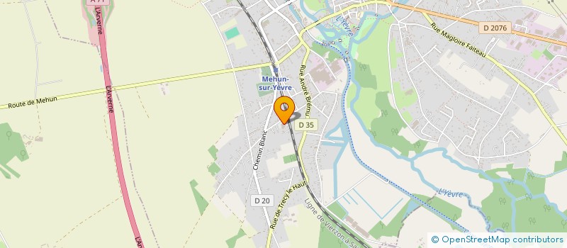 localisation de l'entreprise PEFM à MEHUN-SUR-YEVRE
