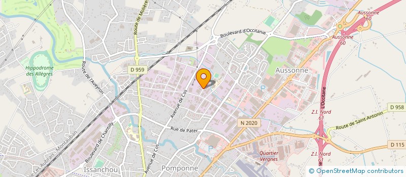 localisation de l'entreprise PEFOURQUE ELECTRICITE  MONTAUBAN