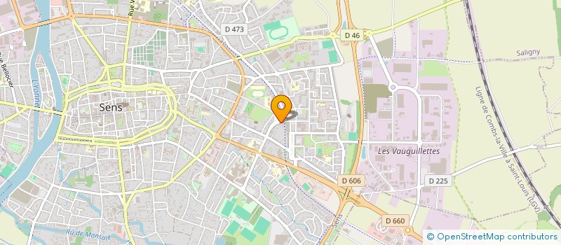 localisation de l'entreprise PEG à SENS