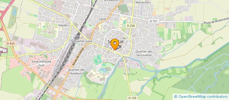 localisation de l'entreprise PEG  SELESTAT