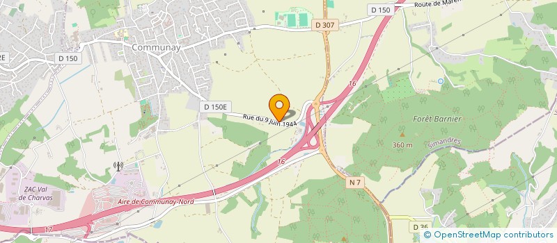 localisation de l'entreprise PEG AND CO  COMMUNAY