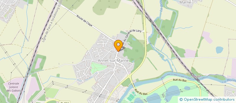 localisation de l'entreprise PEG-CONSEIL  ANNET-SUR-MARNE