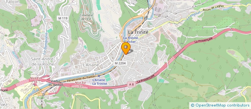 localisation de l'entreprise PEG & MEL à LA TRINITE