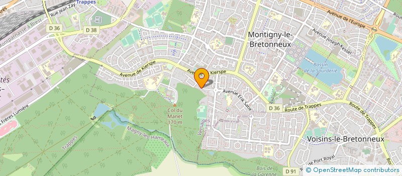 localisation de l'entreprise PEGA  MONTIGNY-LE-BRETONNEUX