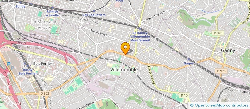 localisation de l'entreprise PEGA SAS à VILLEMOMBLE