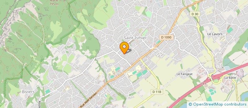 localisation de l'entreprise PEGAS  SAINT-ISMIER